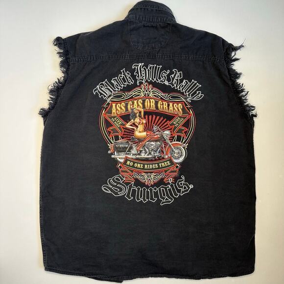 Vance Biker Wear Sturgis Button Front Shirt - Picture 1 of 7